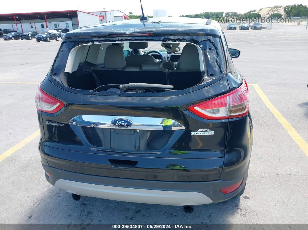 2013 Ford Escape Sel Black vin: 1FMCU0H96DUA73002