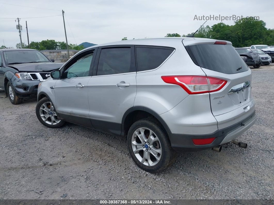 2013 Ford Escape Sel Silver vin: 1FMCU0H96DUC27059