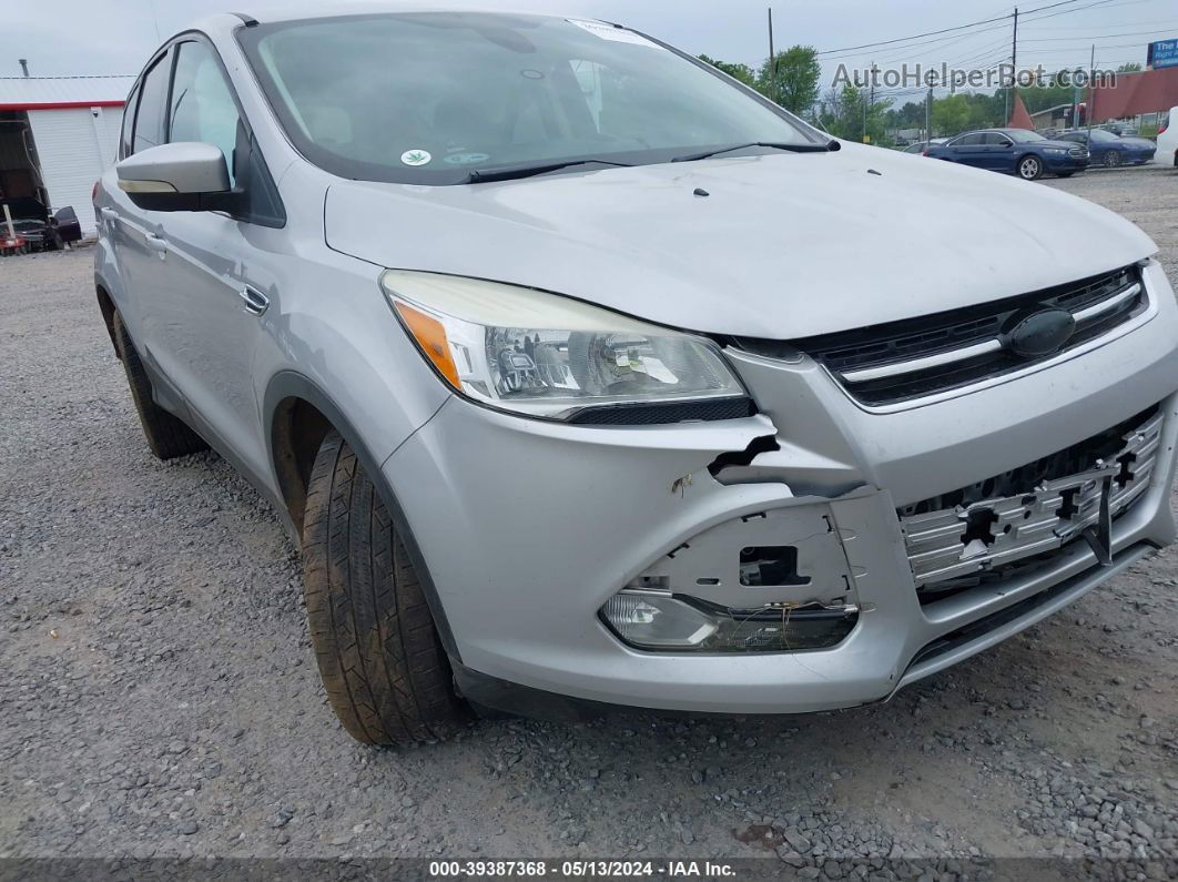 2013 Ford Escape Sel Silver vin: 1FMCU0H96DUC27059