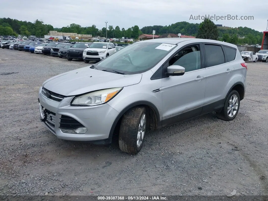 2013 Ford Escape Sel Silver vin: 1FMCU0H96DUC27059