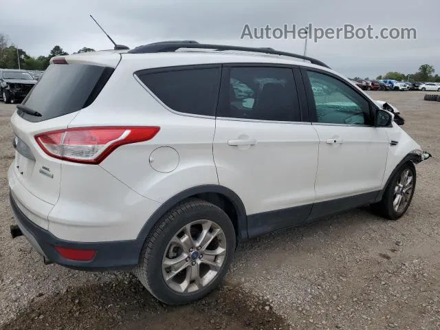 2013 Ford Escape Sel Белый vin: 1FMCU0H9XDUB78271