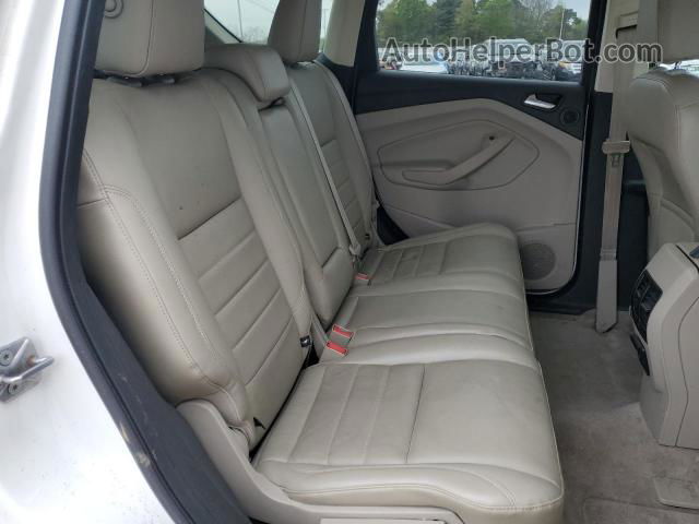 2013 Ford Escape Sel Белый vin: 1FMCU0H9XDUB78271