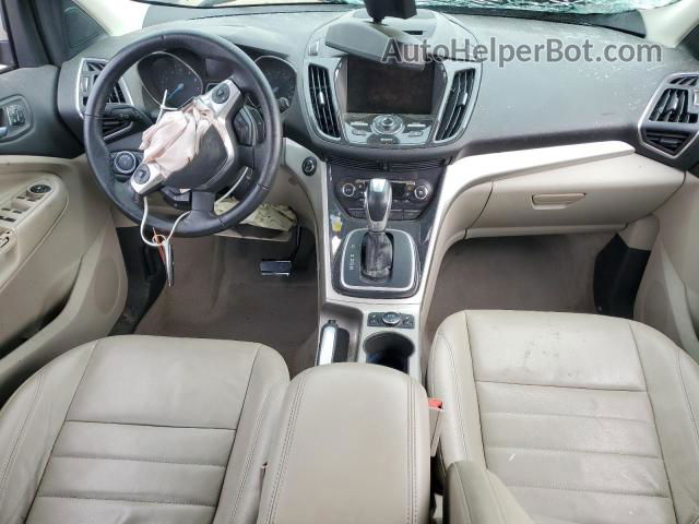 2013 Ford Escape Sel Белый vin: 1FMCU0H9XDUB78271