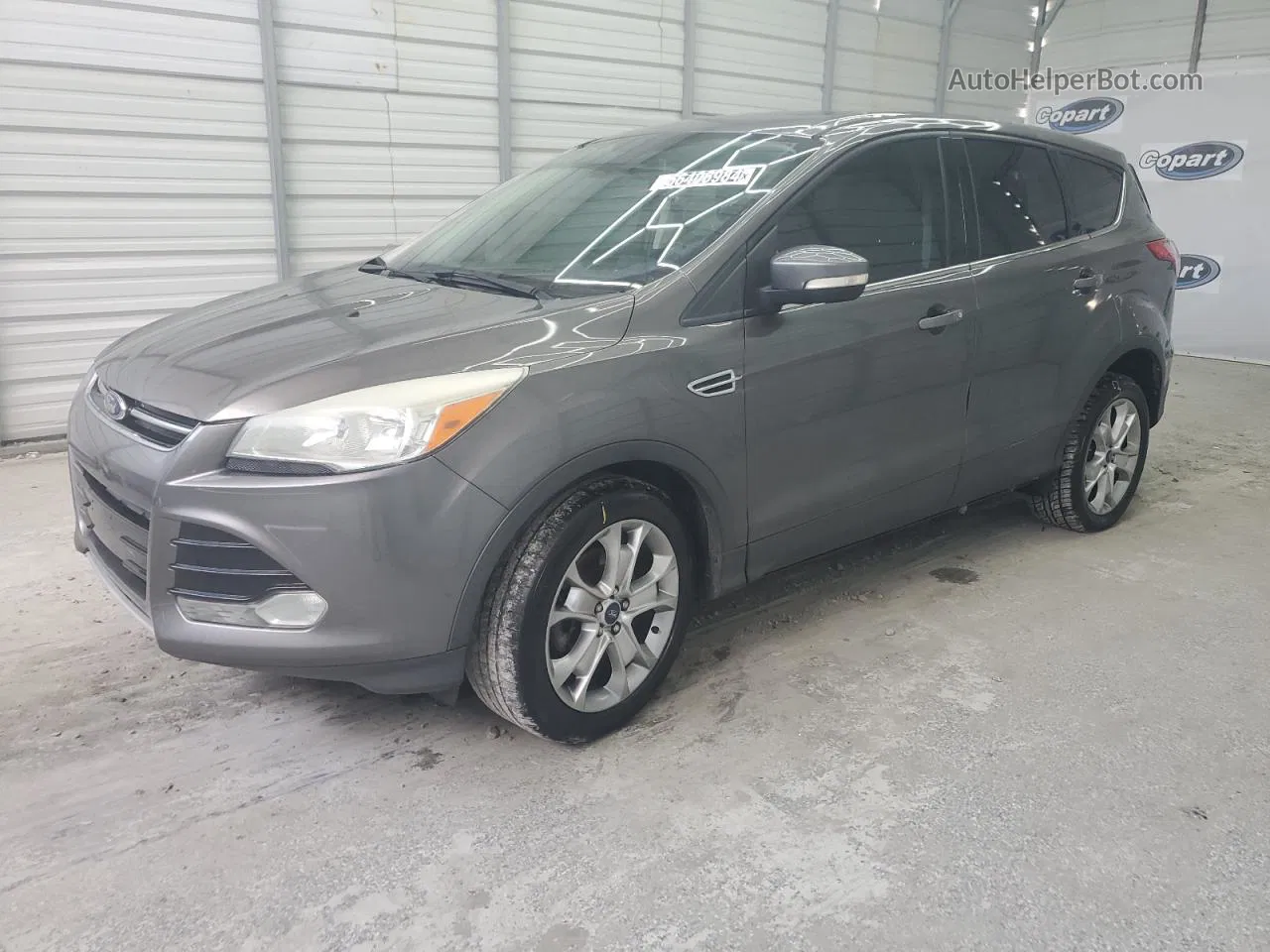 2013 Ford Escape Sel Charcoal vin: 1FMCU0H9XDUD71407