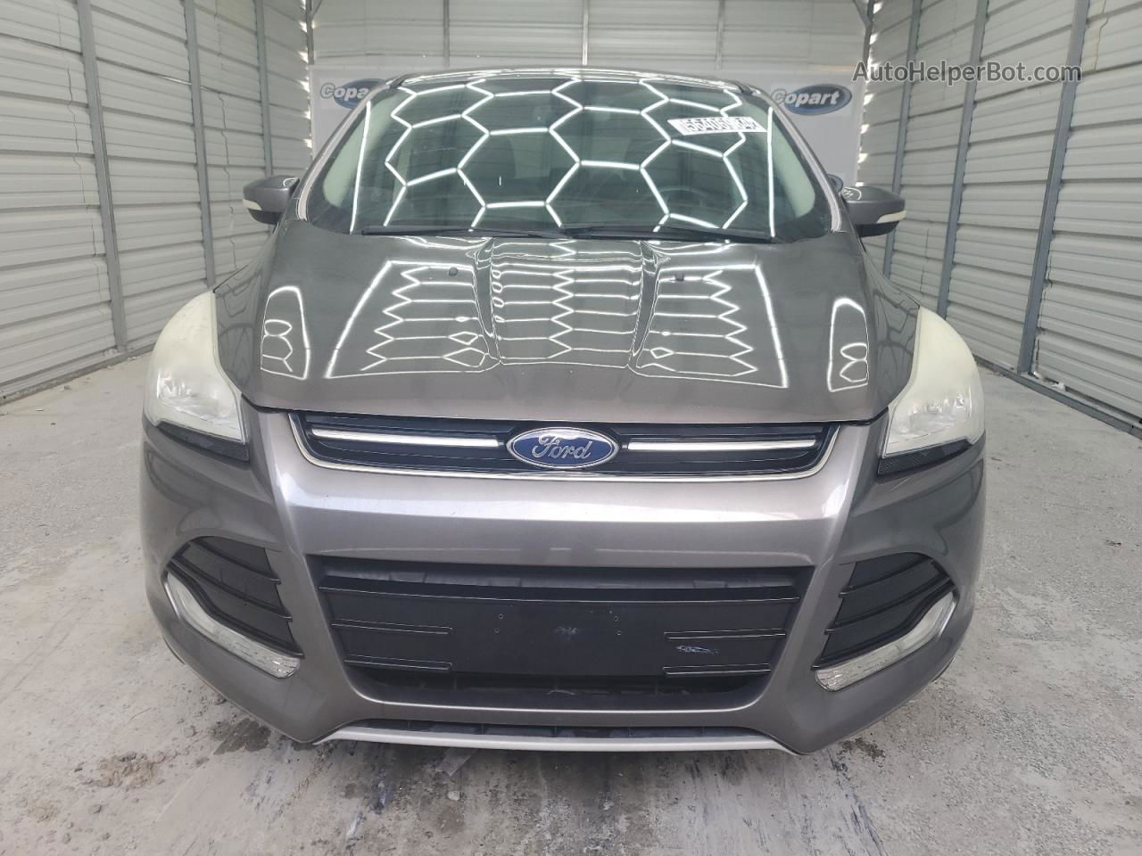 2013 Ford Escape Sel Charcoal vin: 1FMCU0H9XDUD71407