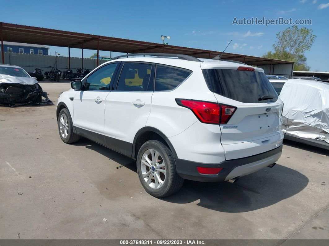 2019 Ford Escape Sel White vin: 1FMCU0HD4KUC32147