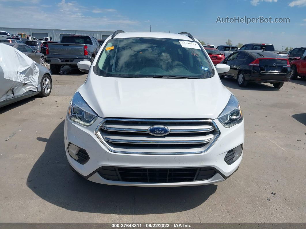 2019 Ford Escape Sel White vin: 1FMCU0HD4KUC32147