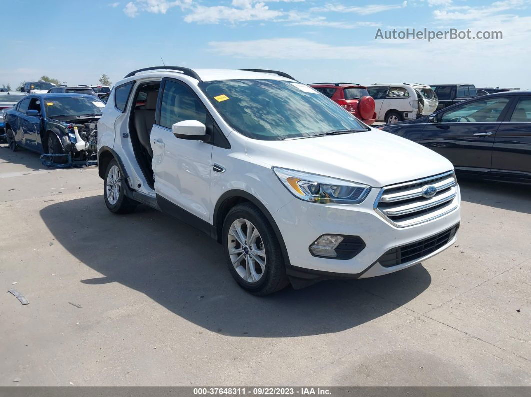 2019 Ford Escape Sel Белый vin: 1FMCU0HD4KUC32147