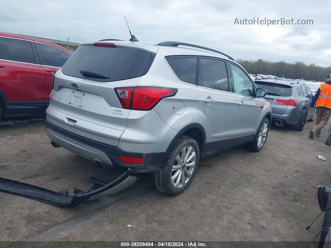 2019 Ford Escape Sel Серебряный vin: 1FMCU0HD5KUA04304