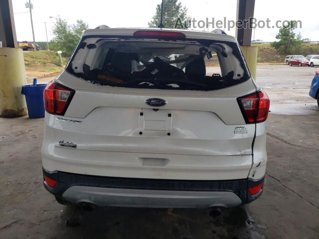 2019 Ford Escape Sel White vin: 1FMCU0HD5KUA87832