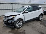 2019 Ford Escape Sel White vin: 1FMCU0HD5KUB04712