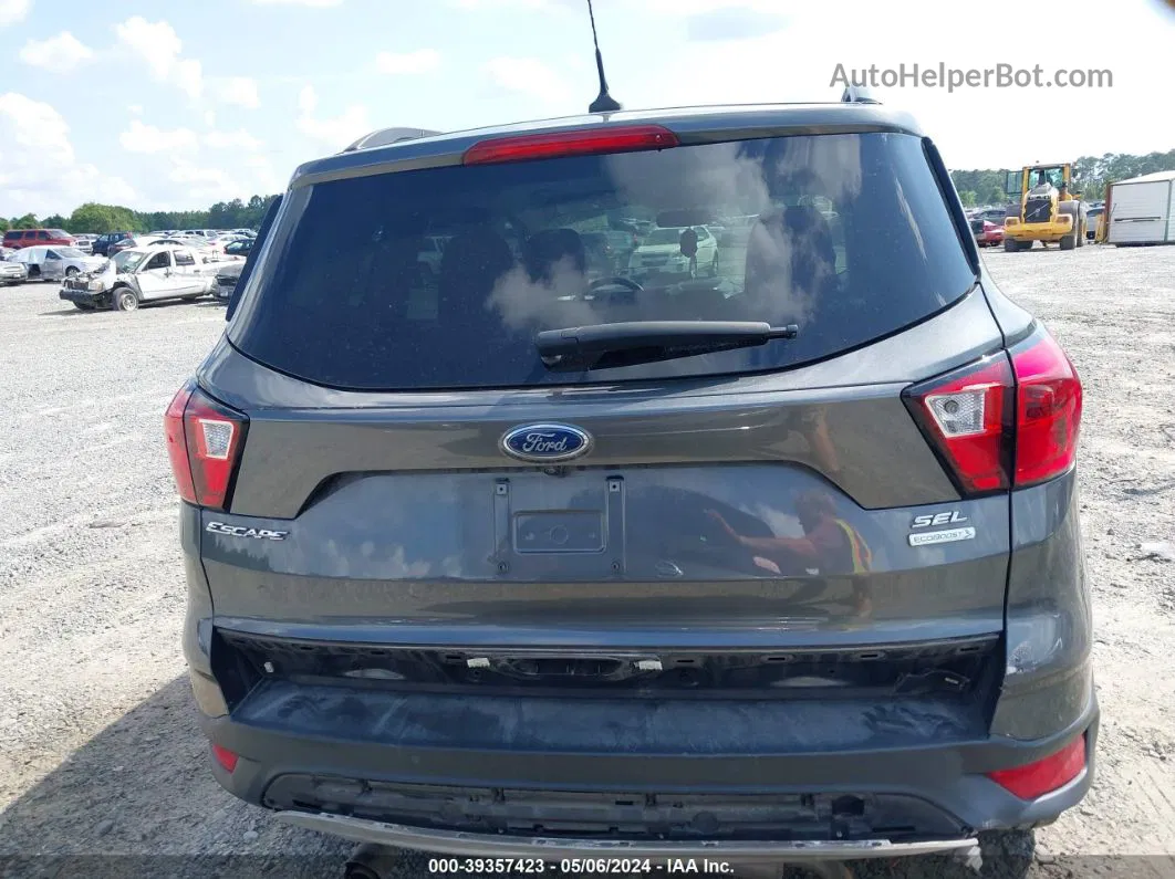 2019 Ford Escape Sel Gray vin: 1FMCU0HD5KUB58267