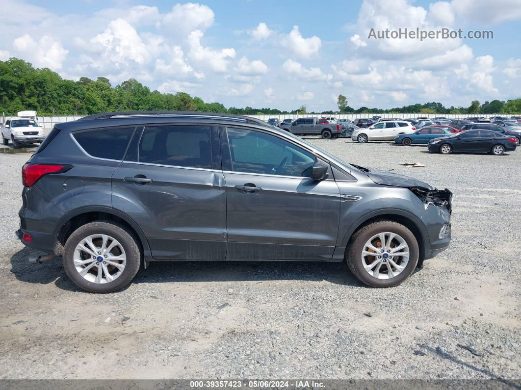 2019 Ford Escape Sel Gray vin: 1FMCU0HD5KUB58267