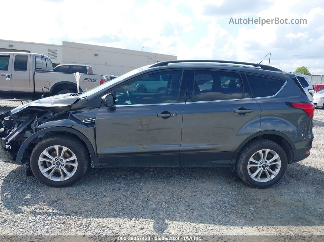 2019 Ford Escape Sel Gray vin: 1FMCU0HD5KUB58267