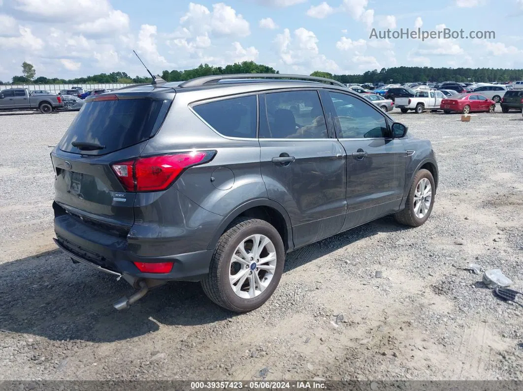 2019 Ford Escape Sel Gray vin: 1FMCU0HD5KUB58267