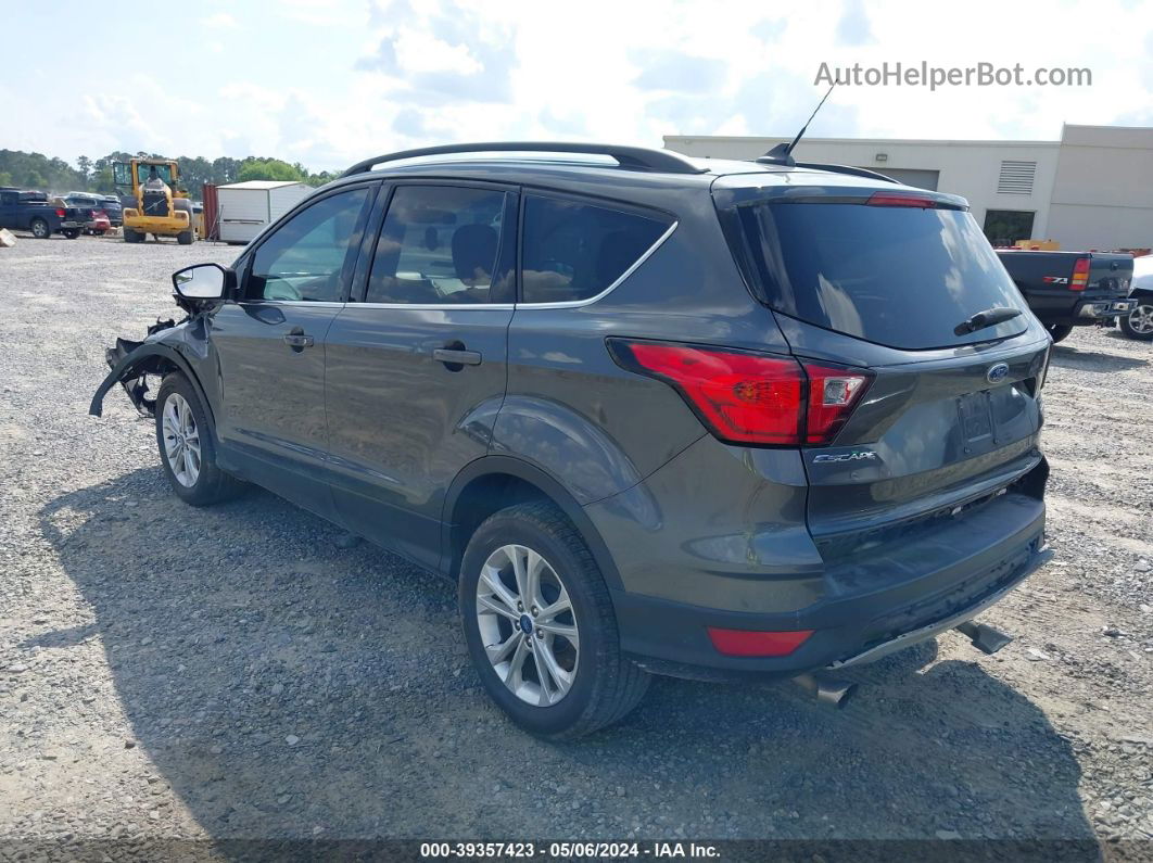 2019 Ford Escape Sel Gray vin: 1FMCU0HD5KUB58267