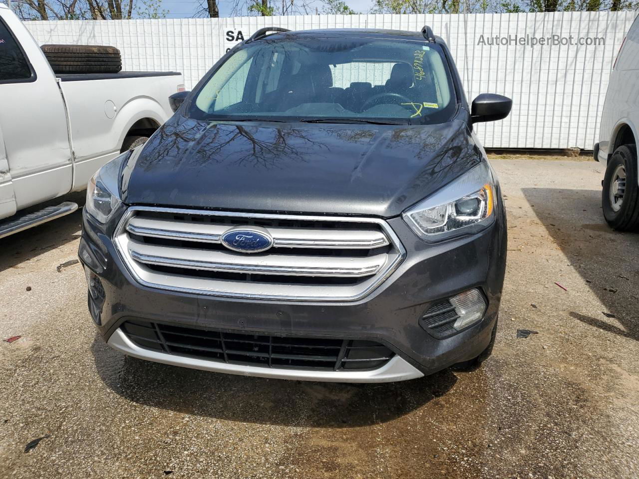 2019 Ford Escape Sel Серый vin: 1FMCU0HD7KUA71518