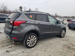 2019 Ford Escape Sel Gray vin: 1FMCU0HDXKUA01771