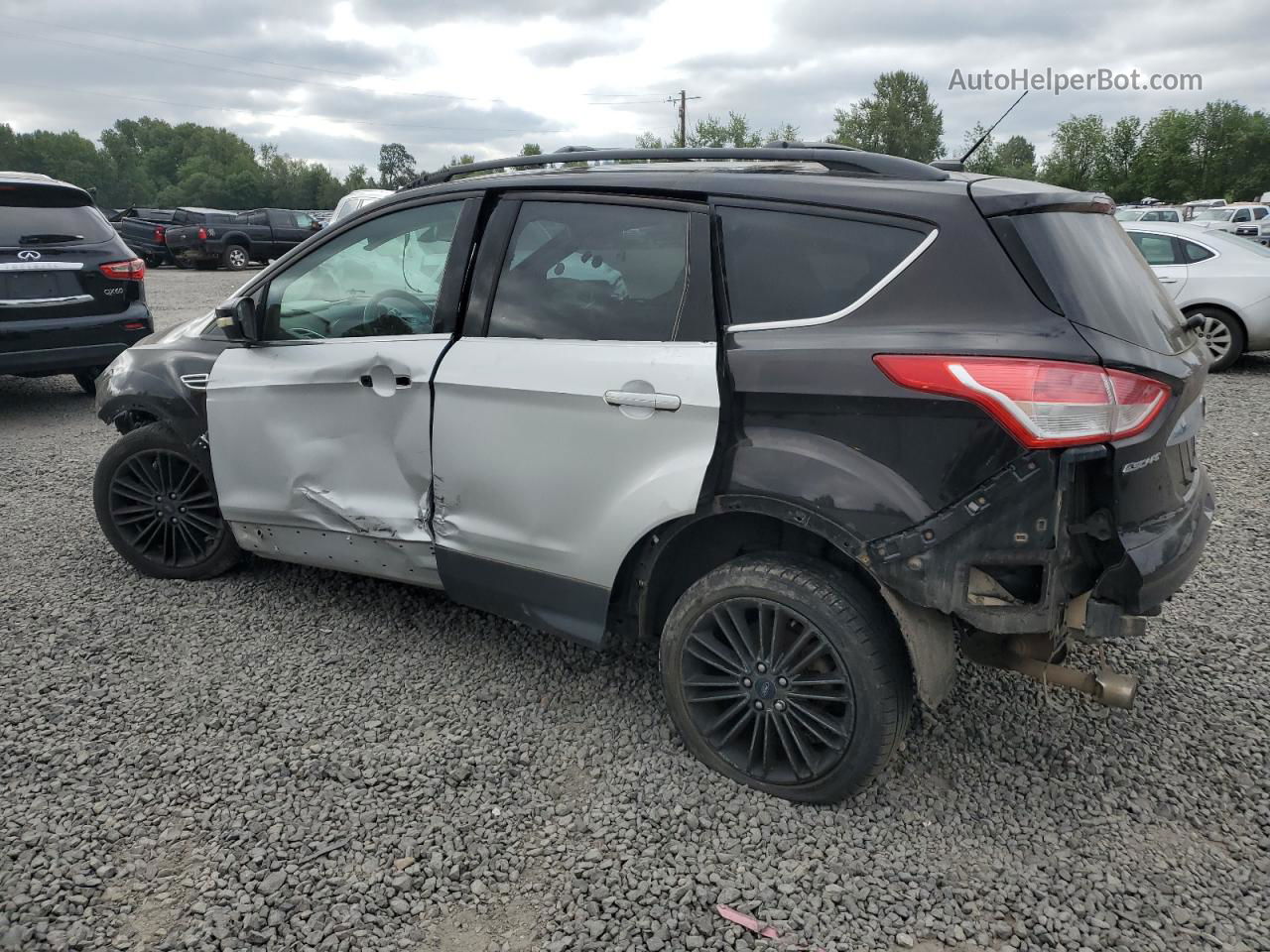 2013 Ford Escape Sel Two Tone vin: 1FMCU0HX0DUB22449