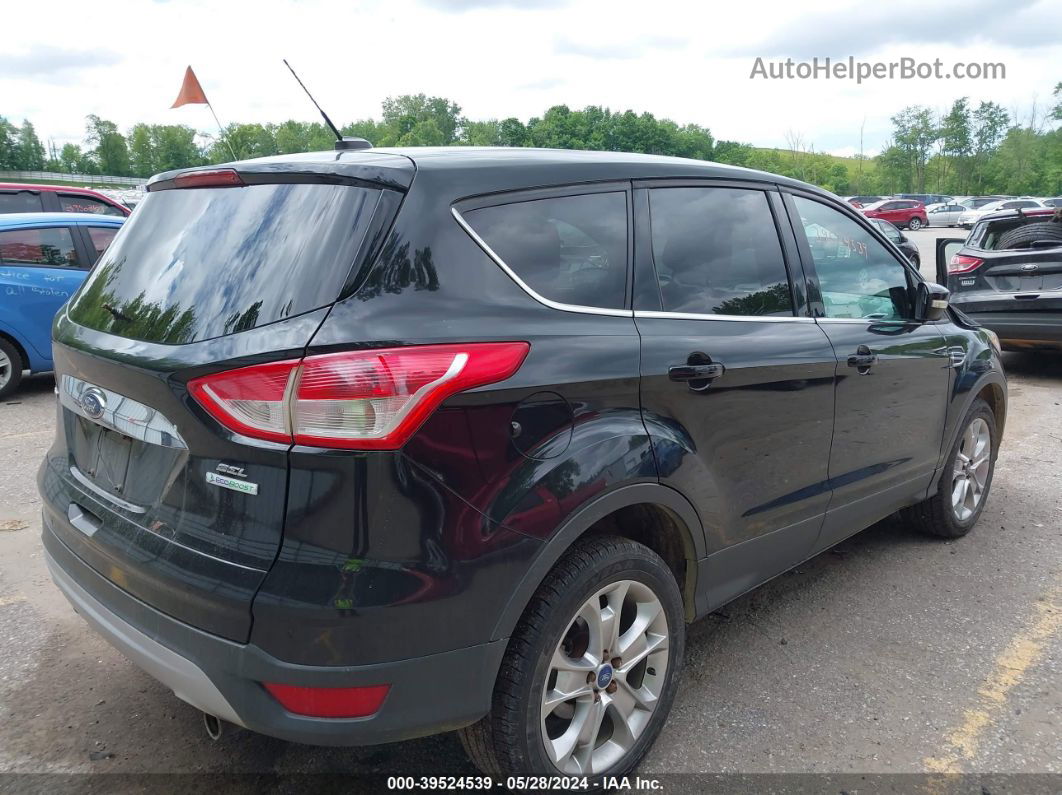 2013 Ford Escape Sel Black vin: 1FMCU0HX0DUB66063