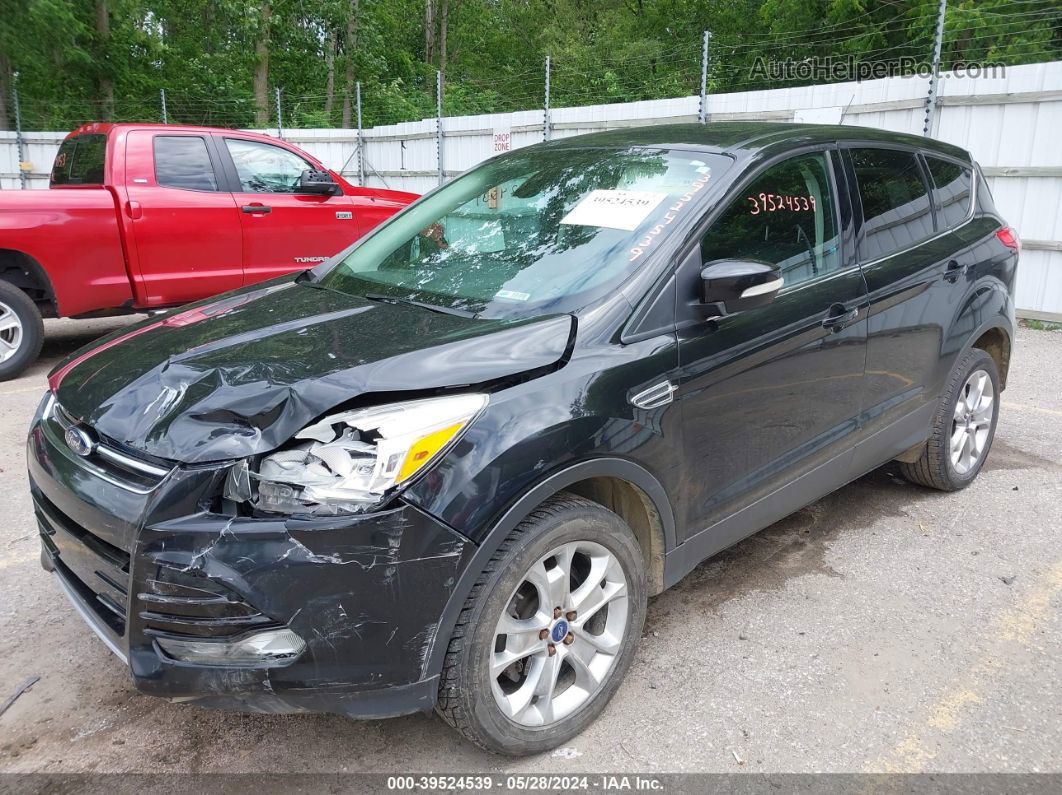 2013 Ford Escape Sel Black vin: 1FMCU0HX0DUB66063