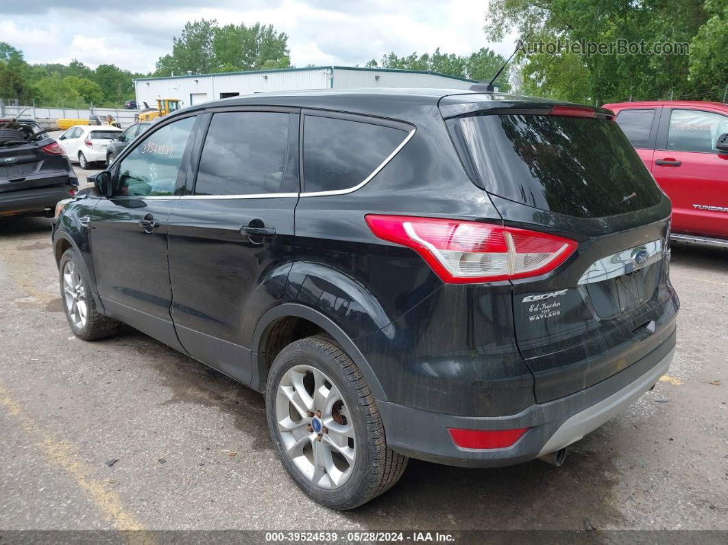 2013 Ford Escape Sel Black vin: 1FMCU0HX0DUB66063