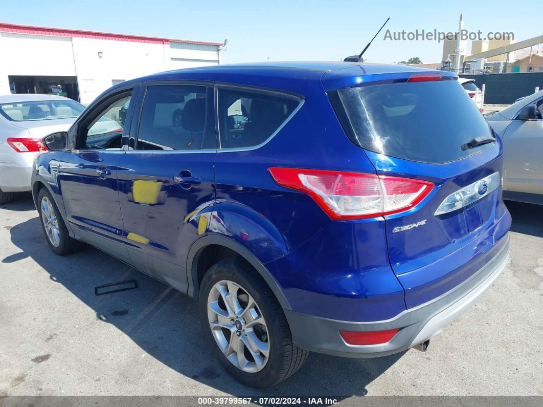 2013 Ford Escape Sel Синий vin: 1FMCU0HX0DUC78717