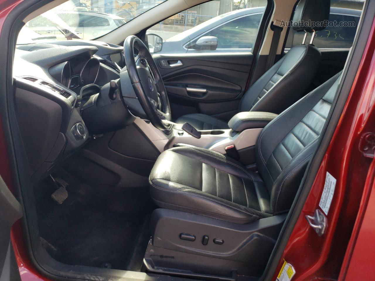 2013 Ford Escape Sel Бордовый vin: 1FMCU0HX1DUA99960