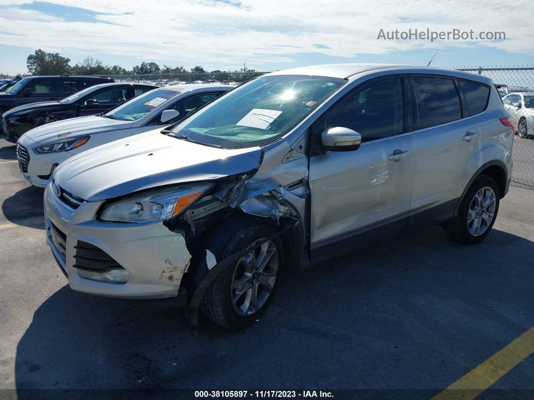 2013 Ford Escape Sel Silver vin: 1FMCU0HX1DUB03098