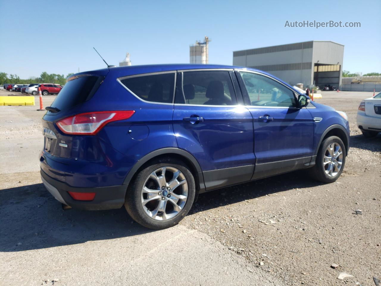 2013 Ford Escape Sel Blue vin: 1FMCU0HX1DUB23352