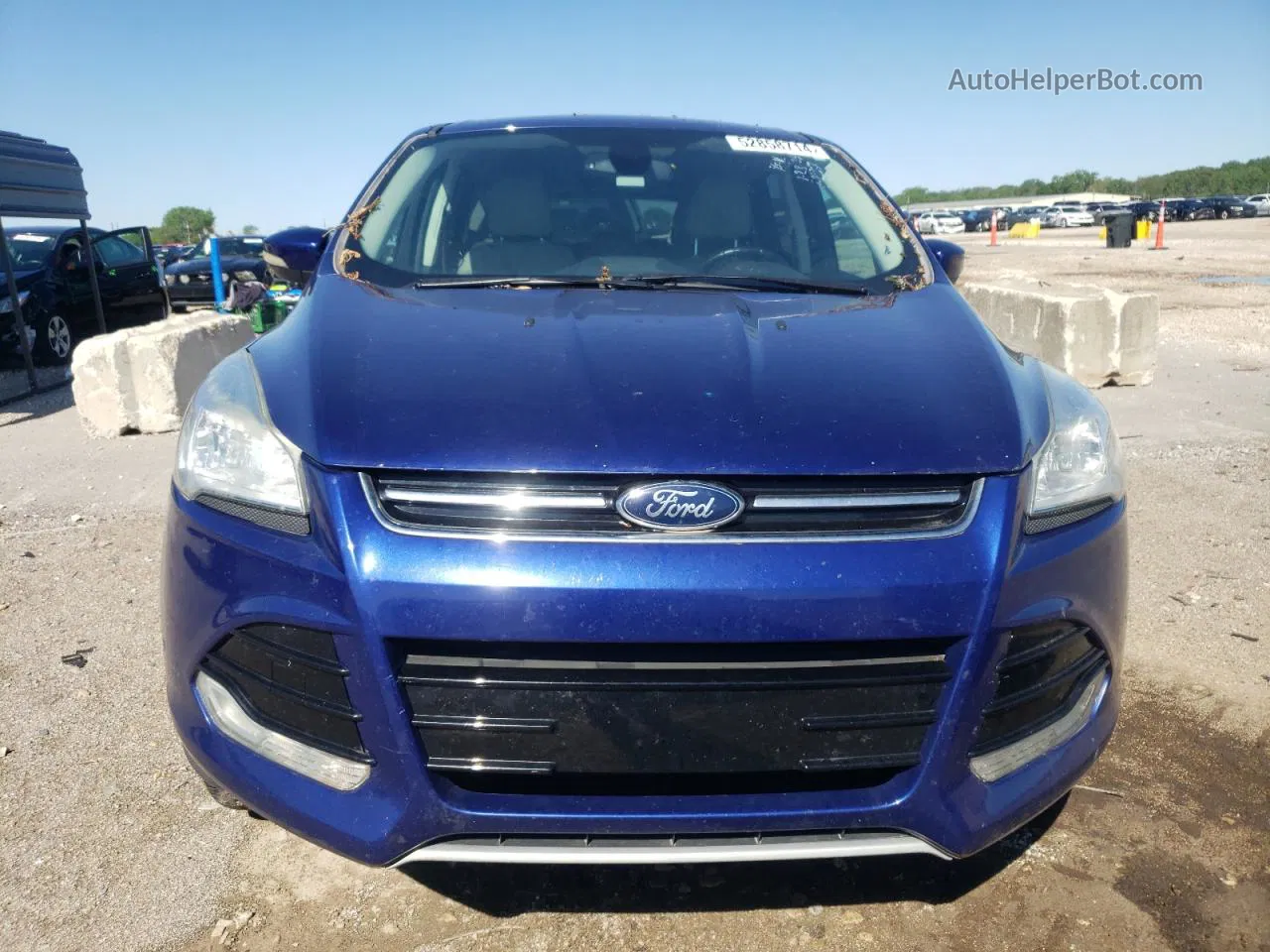 2013 Ford Escape Sel Blue vin: 1FMCU0HX1DUB23352