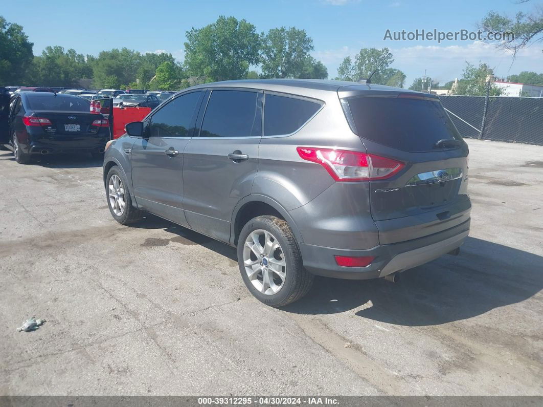 2013 Ford Escape Sel Gray vin: 1FMCU0HX1DUC78287