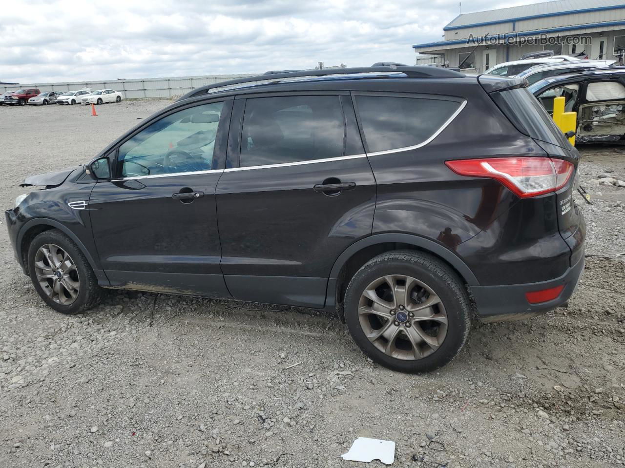 2013 Ford Escape Sel Черный vin: 1FMCU0HX2DUA04872