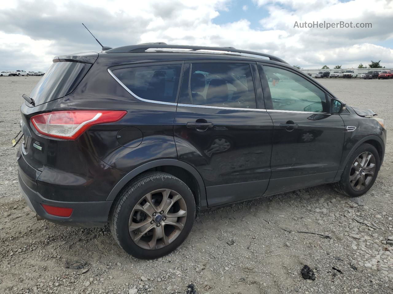 2013 Ford Escape Sel Black vin: 1FMCU0HX2DUA04872