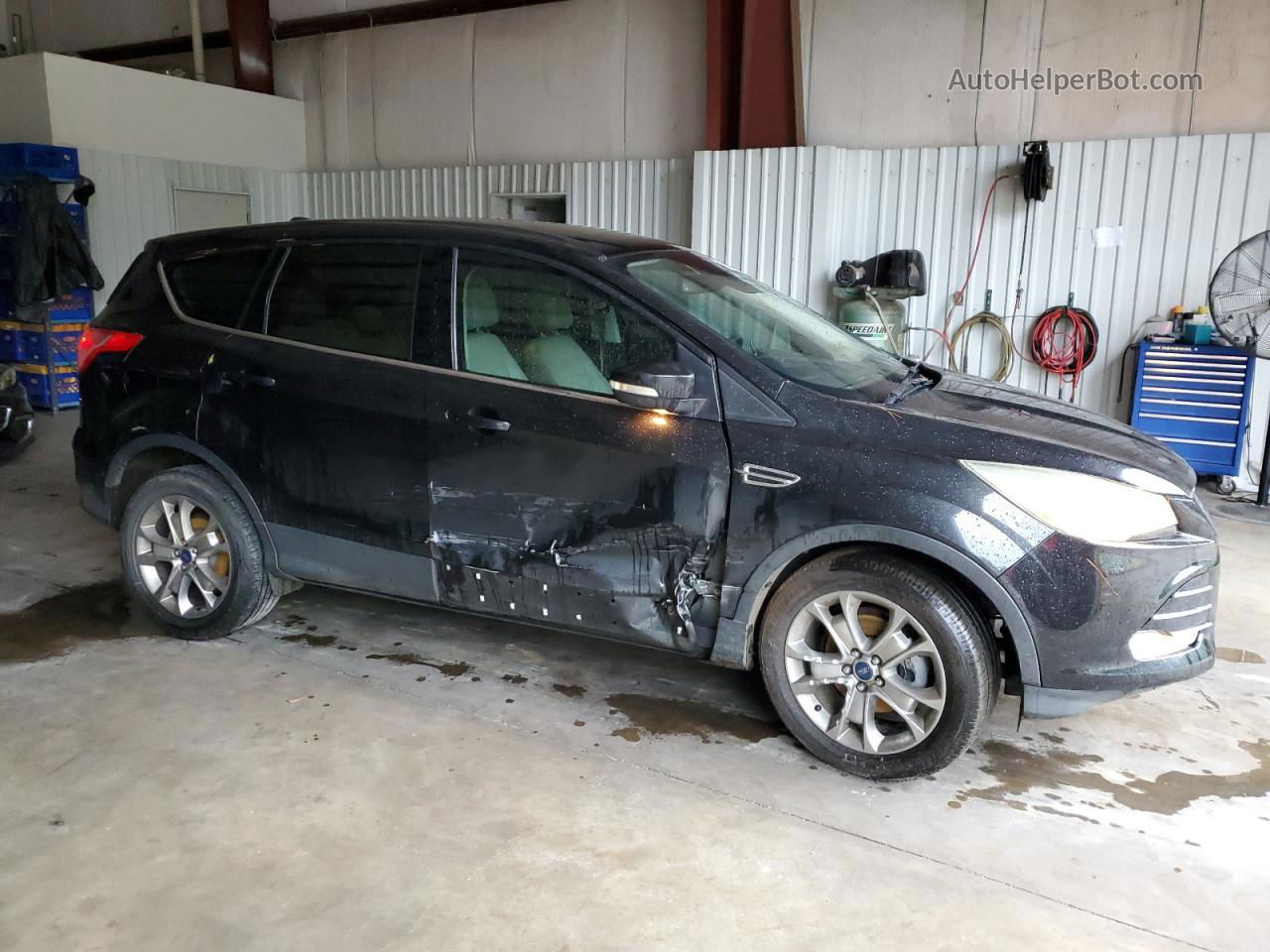 2013 Ford Escape Sel Black vin: 1FMCU0HX2DUB30942