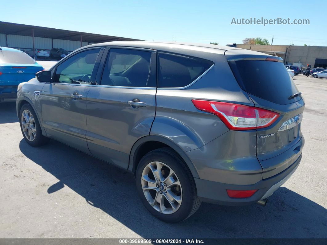 2013 Ford Escape Sel Gray vin: 1FMCU0HX3DUA55099