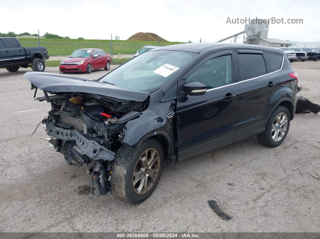 2013 Ford Escape Sel Black vin: 1FMCU0HX4DUB45684