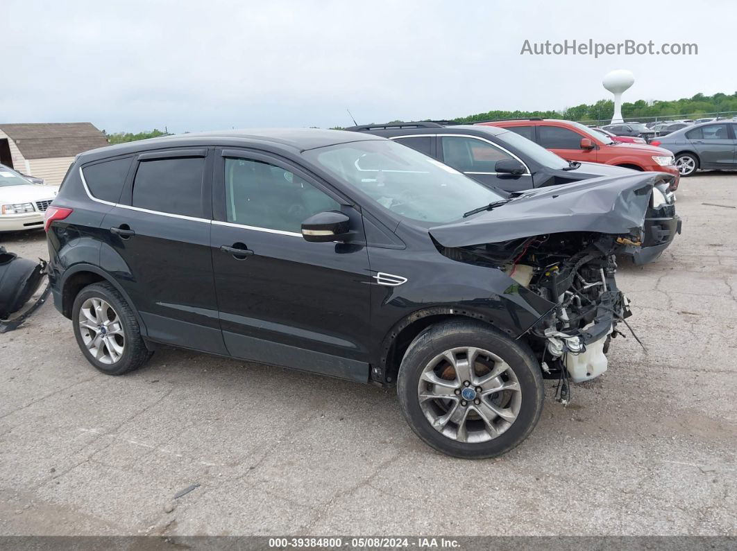 2013 Ford Escape Sel Black vin: 1FMCU0HX4DUB45684