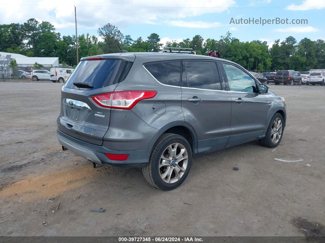 2013 Ford Escape Sel Gray vin: 1FMCU0HX4DUB66003