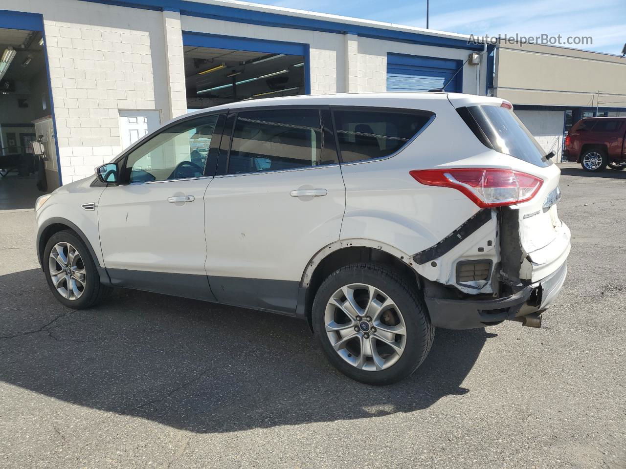 2013 Ford Escape Sel White vin: 1FMCU0HX5DUA55055