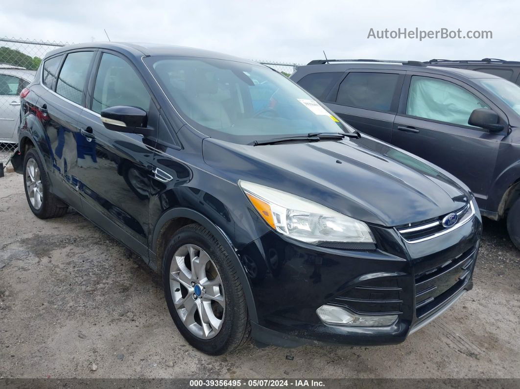 2013 Ford Escape Sel Black vin: 1FMCU0HX6DUB51518