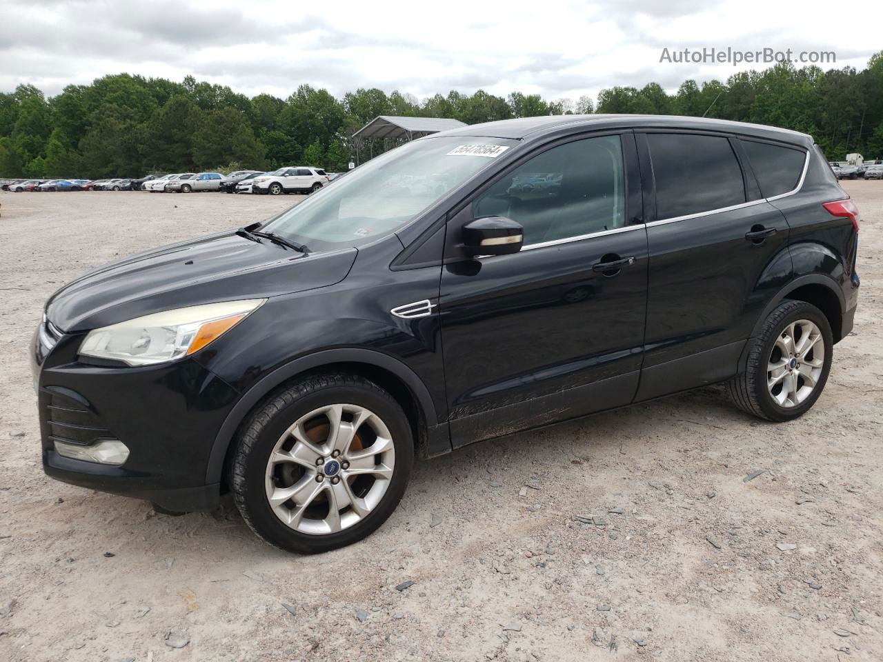 2013 Ford Escape Sel Black vin: 1FMCU0HX6DUC32891