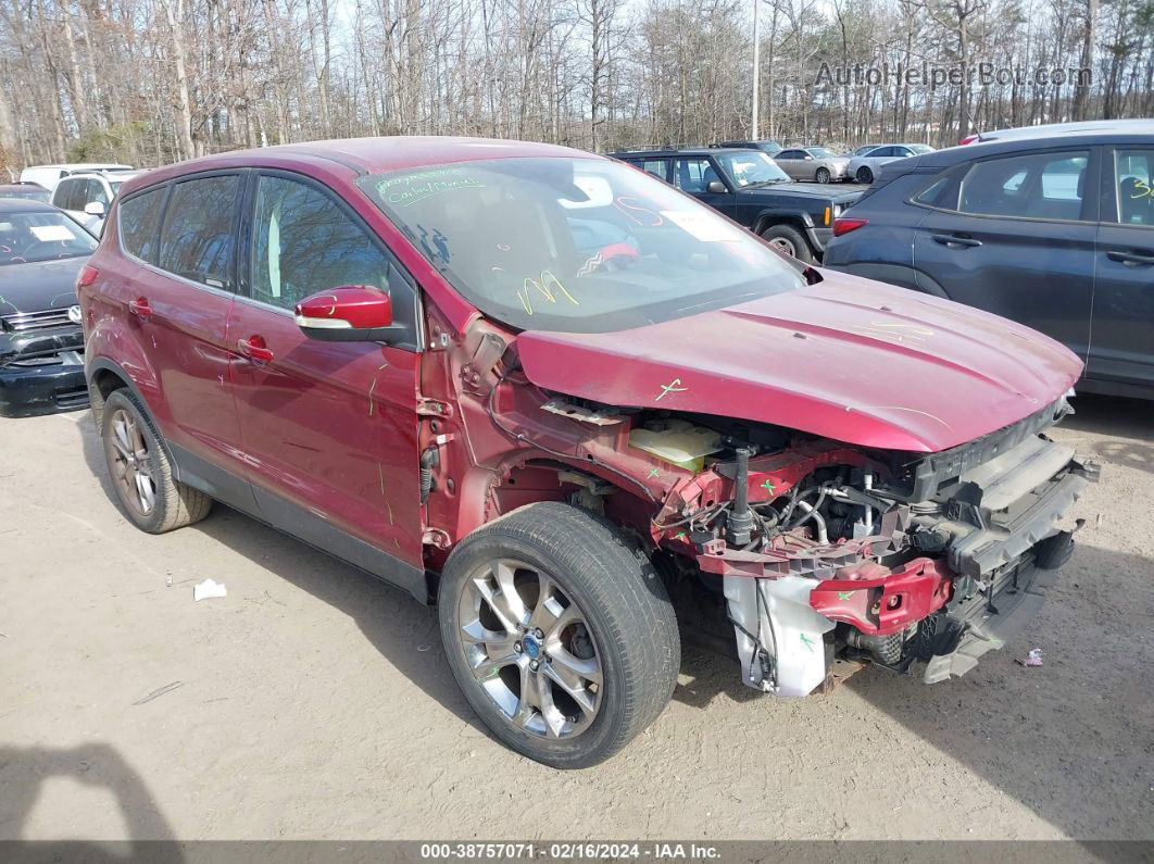 2013 Ford Escape Sel Red vin: 1FMCU0HX8DUA13494