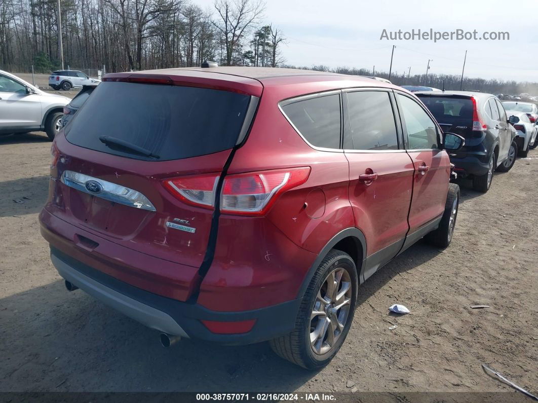 2013 Ford Escape Sel Red vin: 1FMCU0HX8DUA13494