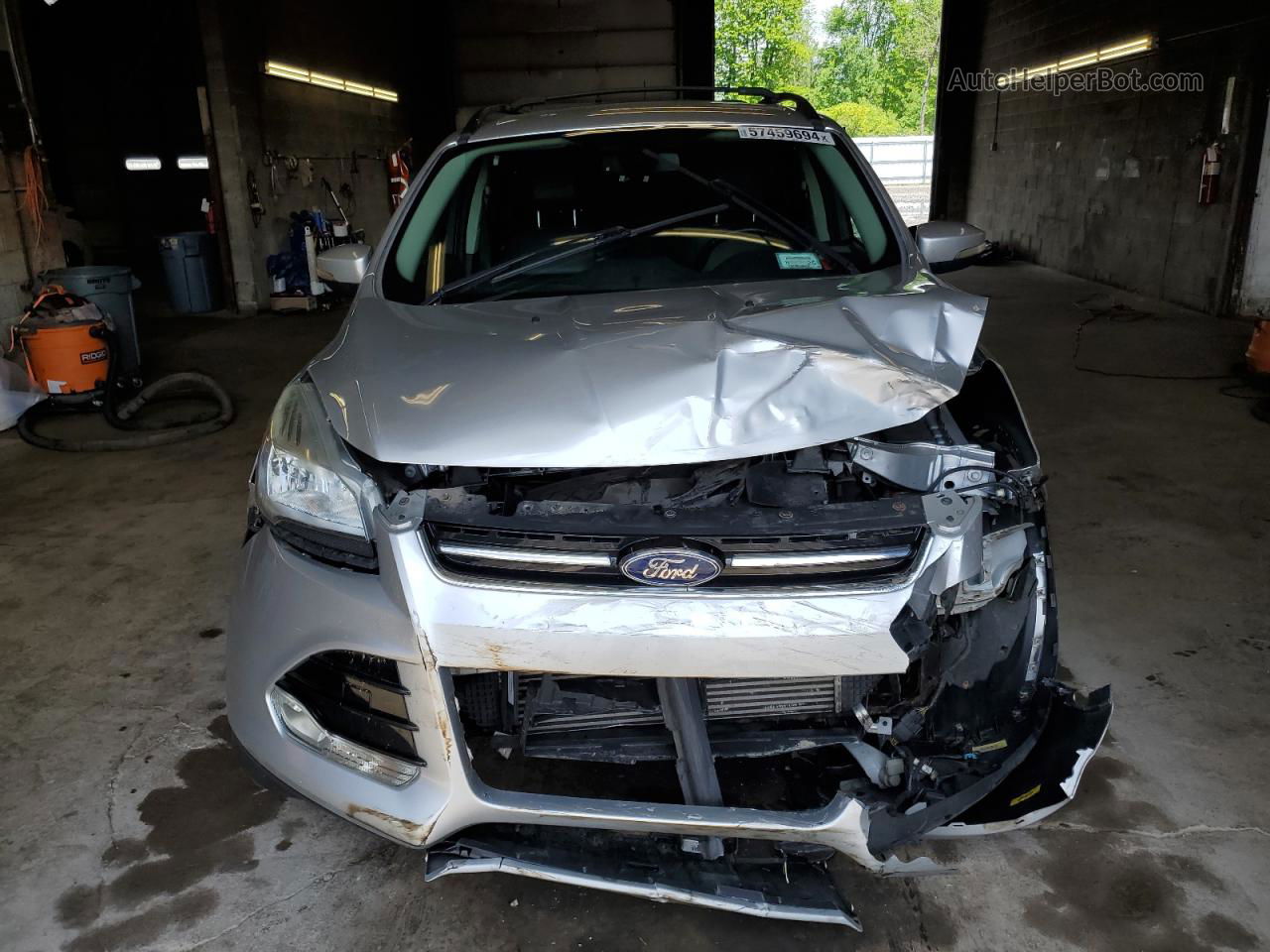 2013 Ford Escape Sel Silver vin: 1FMCU0HX8DUA38735