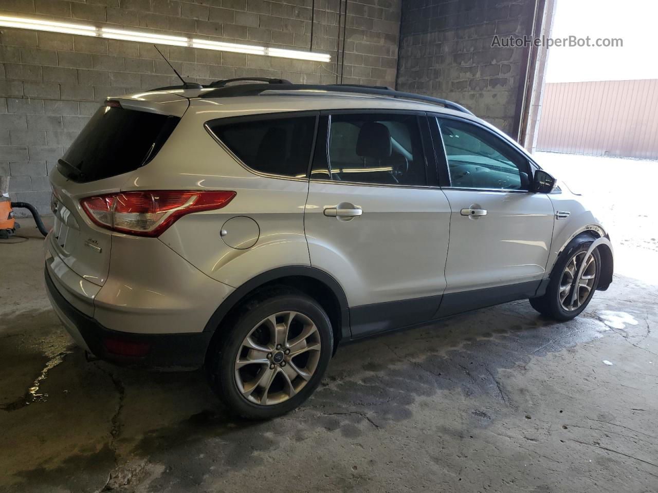 2013 Ford Escape Sel Silver vin: 1FMCU0HX8DUA38735