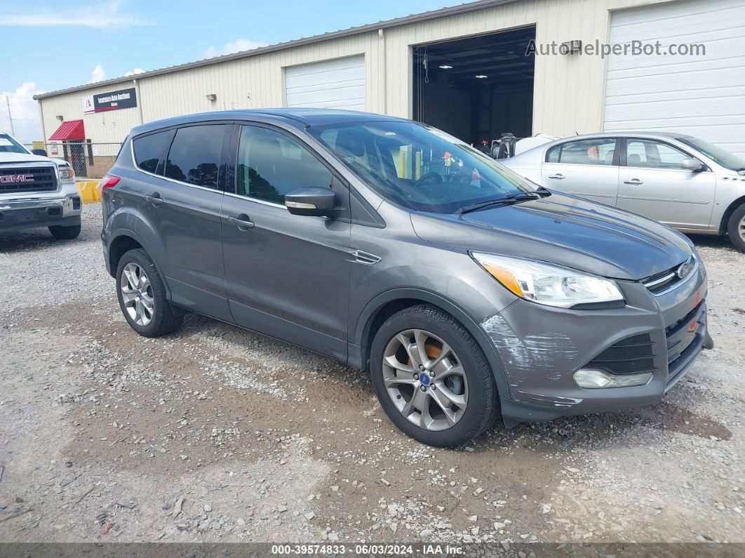 2013 Ford Escape Sel Silver vin: 1FMCU0HX9DUB03043