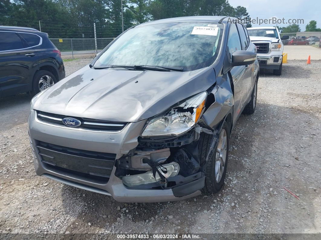 2013 Ford Escape Sel Silver vin: 1FMCU0HX9DUB03043