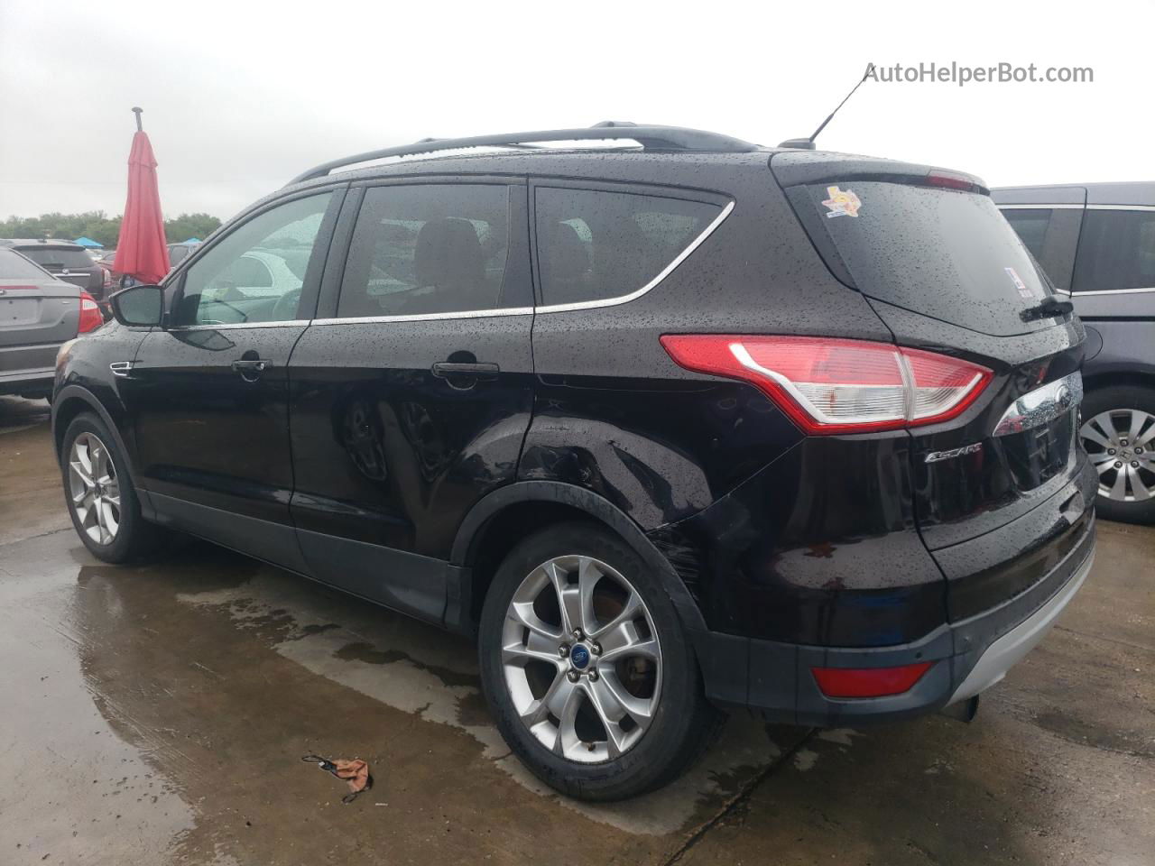 2013 Ford Escape Sel Black vin: 1FMCU0HX9DUB22885