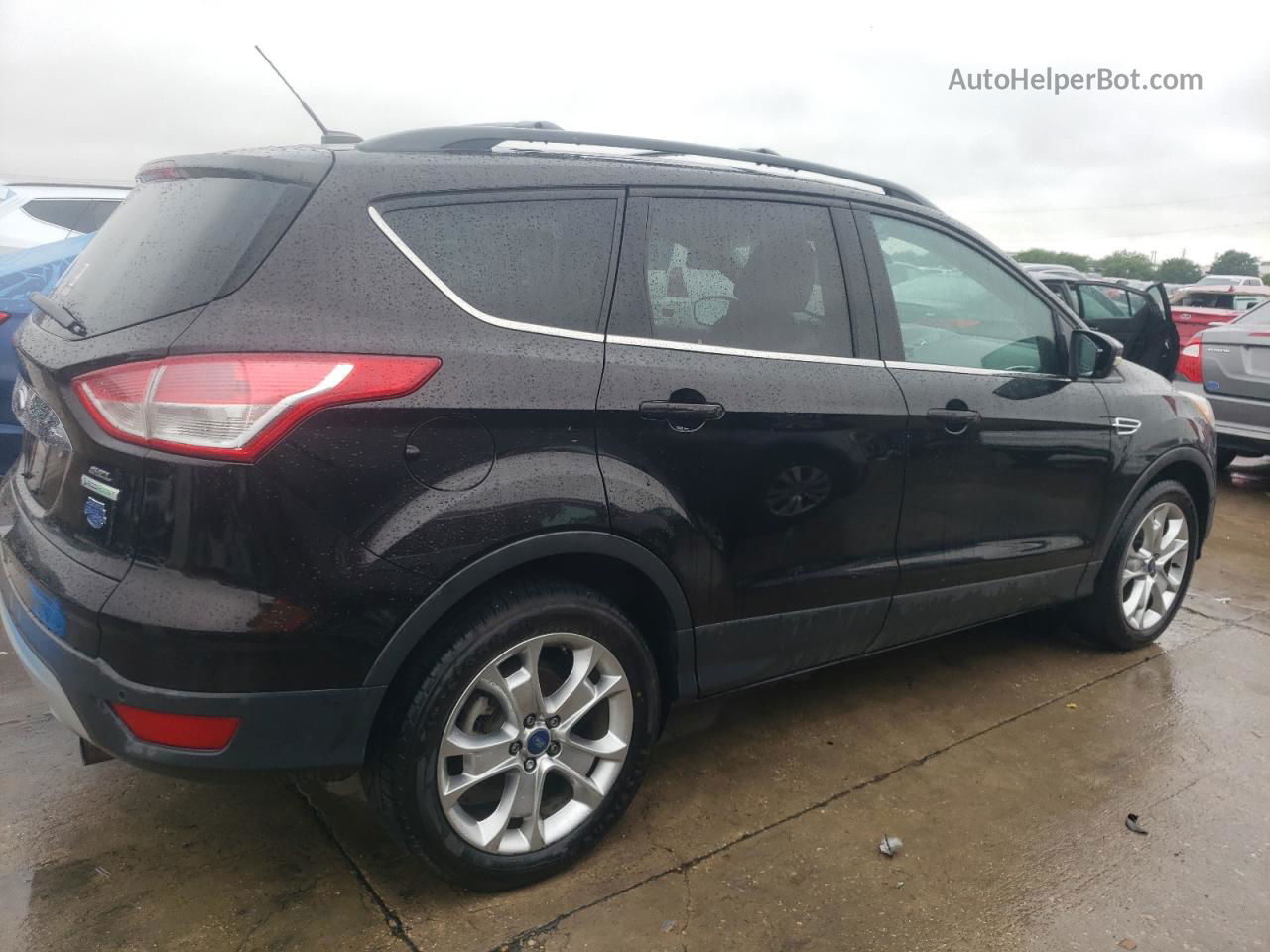 2013 Ford Escape Sel Black vin: 1FMCU0HX9DUB22885